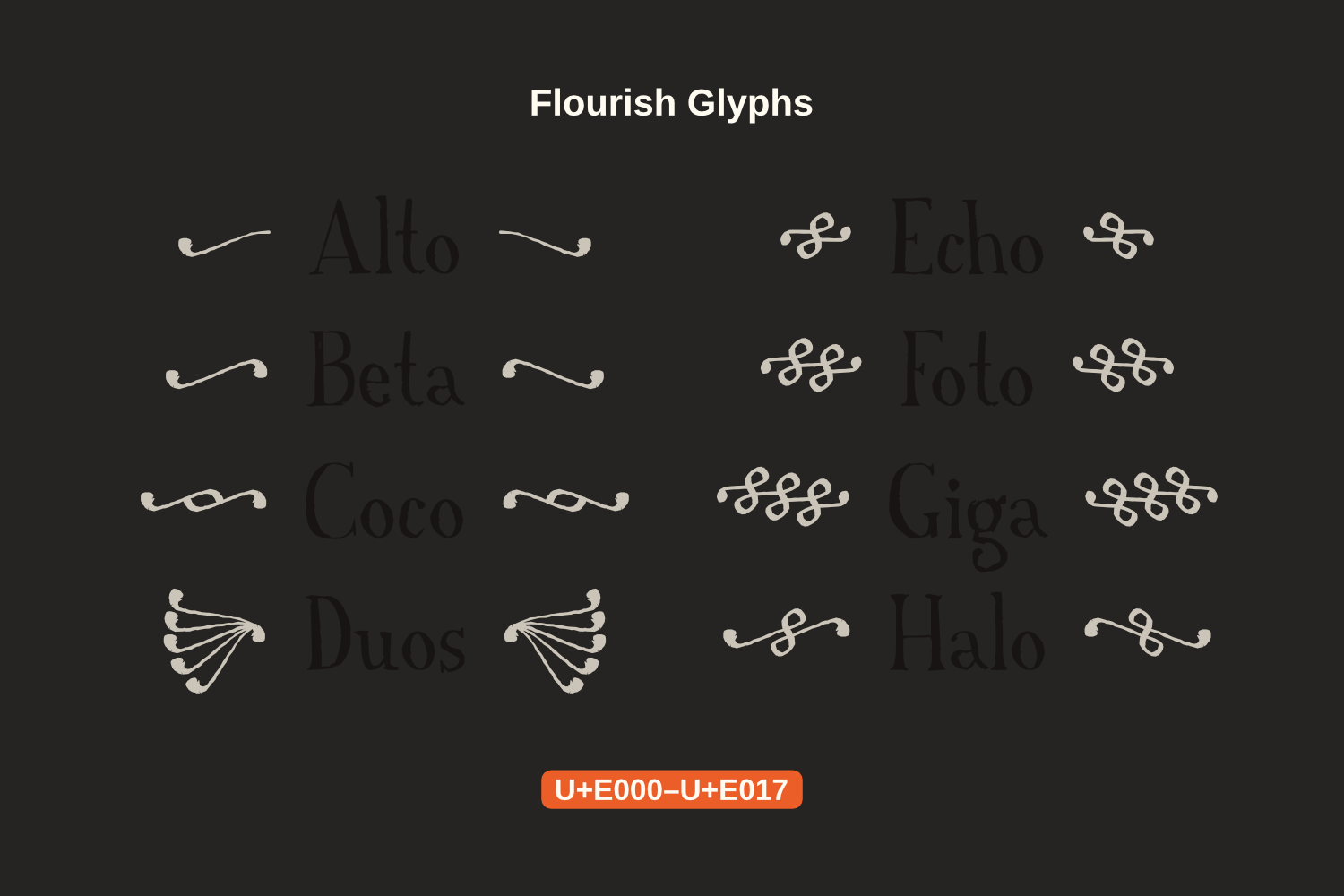 Example 9 of font A Font with Serifs Pro